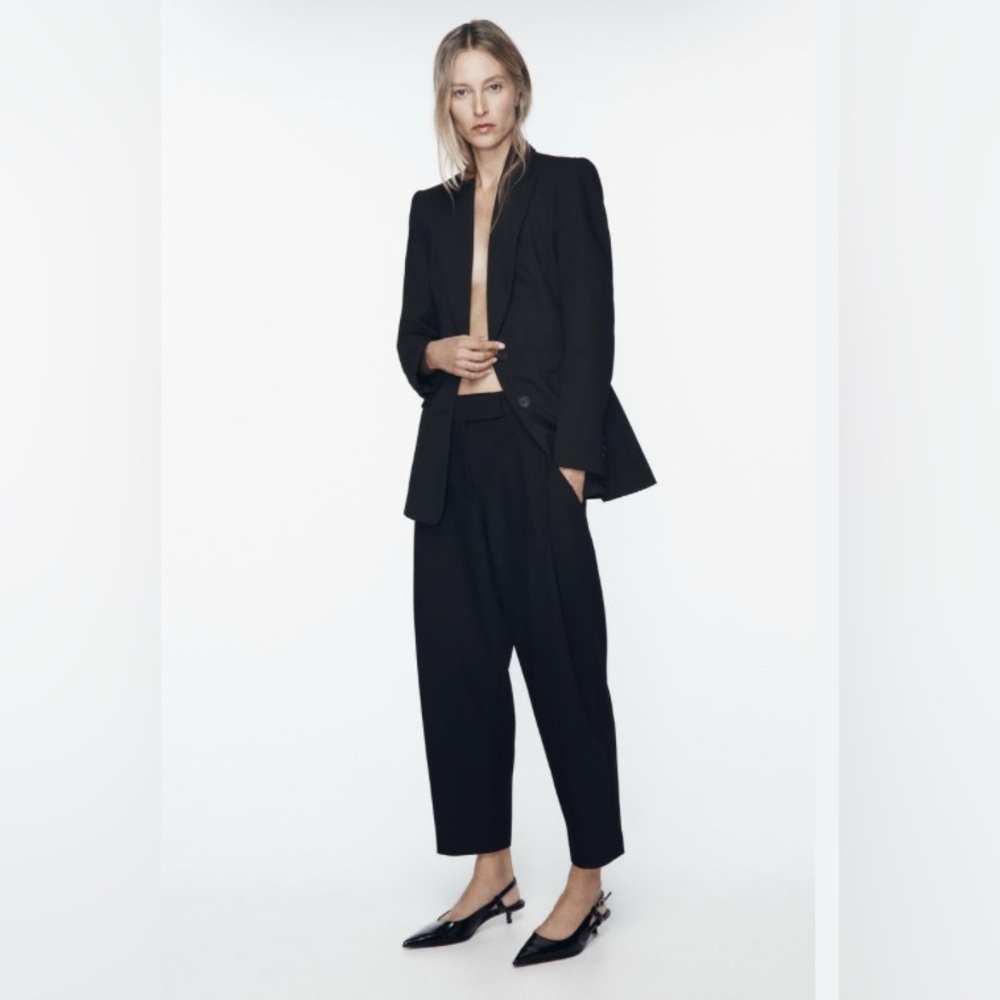 Zara Elegant Black Women's trouser Pants size large